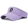 Embroidered D Letter Spring Couple Sun Hat Mountaineering Breathable Top Empty