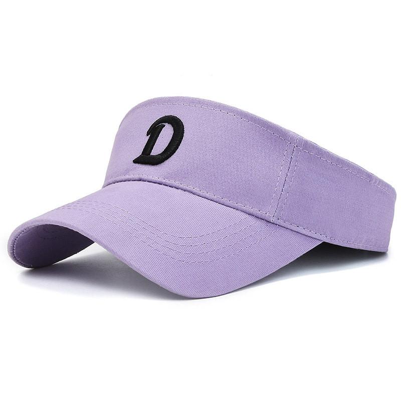 Embroidered D Letter Spring Couple Sun Hat Mountaineering Breathable Top Empty