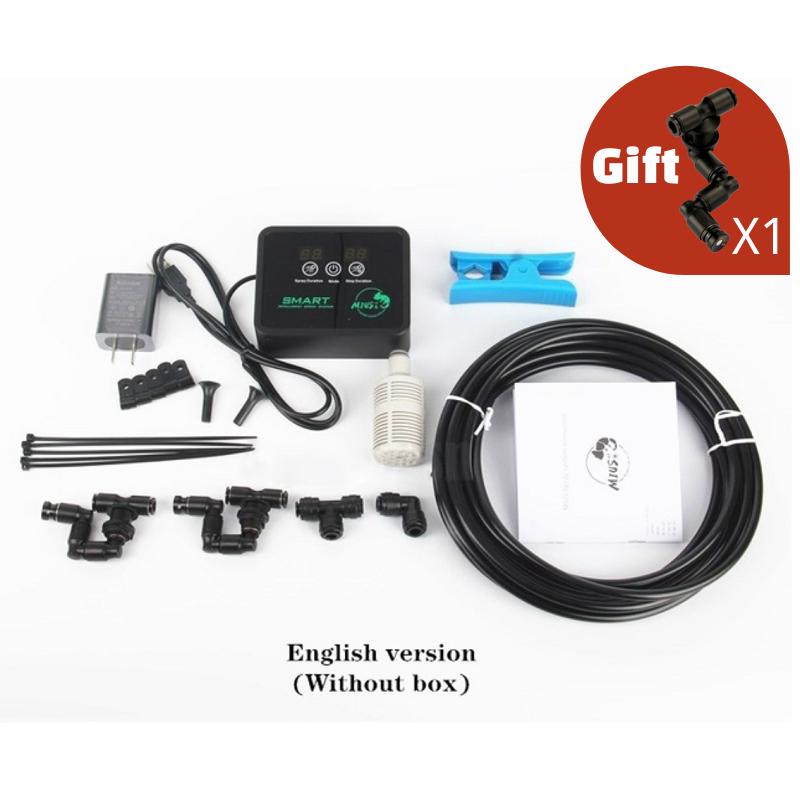 Smart Reptile Atomizer Electronic Timer Glass Container Humidifier Automatic Fog Rainforest Spray System Control Kit 2025 New