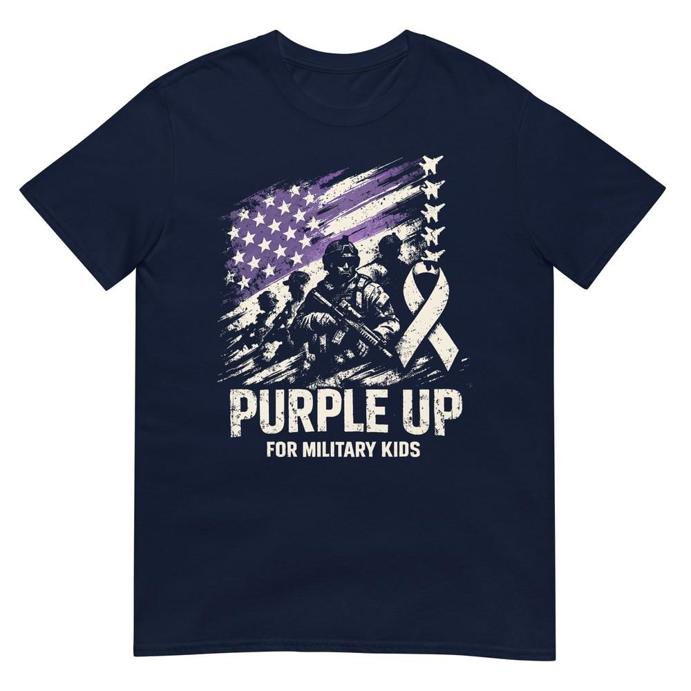 Purple Up For Military Kids Month Of The Military Child Tshirt S
