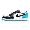 Air 1 Retro Low OG GS UNC Kids Sneakers White Dark-Powder-Blue Black CZ0858-104