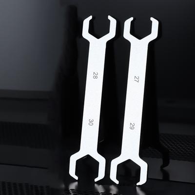 2pcs Underfloor Heating Wrench Double Open Ended Wrench Faucet Sink Installer Wrench For Home Bathroom