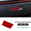 Carbon Fiber Interior Trim Sticker for Hyundai Sonata 2024-2025 LHD Passenger Tool Box Switch
