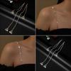 Non-Slip Rhinestone Bra Straps Removable Sexy Off-the-shoulder Bra Shoulder Belts Decorative Adjustable Underwear Shoulder Strap