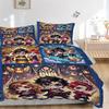 3pcs Hogwarts with Harry Hermione and Ron Quilt Cover Set - Soft and Cozy Bedroom, Guest Room and Dorm Decorative Bedding 3-Piece Set 1 Quilt Cov