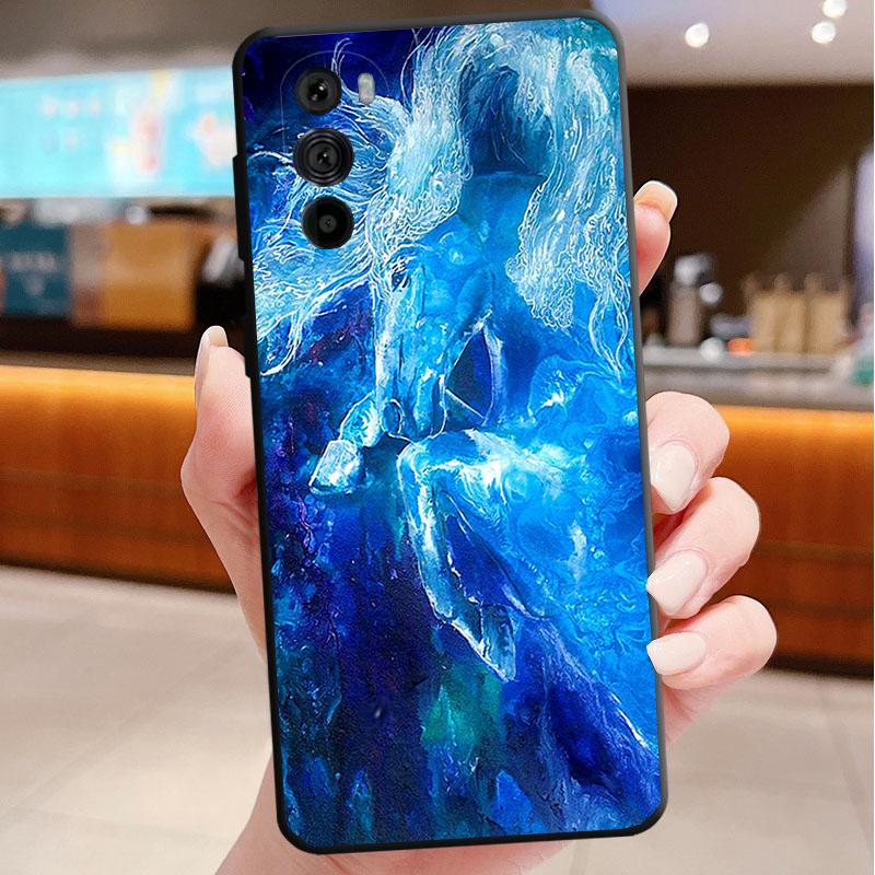 Phone Case For Motorola Edge 50 40 Pro 60 50 40 30 Ultra Neo Fusion Moto G85 G72 G53 G54 G84 G13 G32 Horse