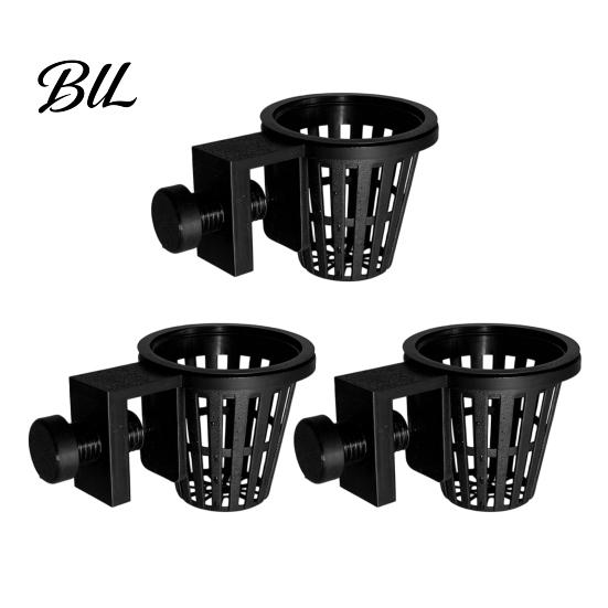 Plant Fixing Cup Aquarium Holder, Top Hanging Fish Tank Planter Basket with Screw Clamp for Anubias, Aquatic Plants Greenery Holder