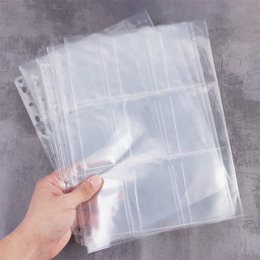 Fotoalbum 90 Fickor Albumblad Kortförvaringsplånböcker Kortfodral Spelkort Mynthållare