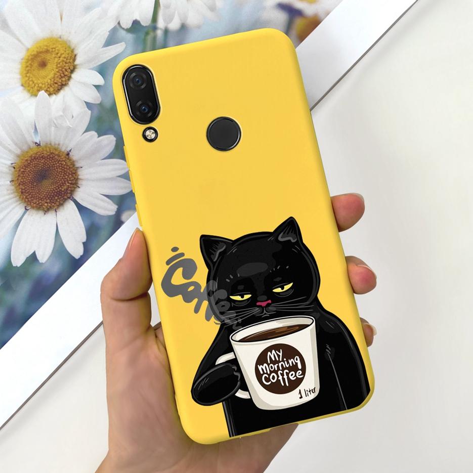 For Huawei Nova 3i Case INE-LX1 Cute Astronauts Cover Soft Silicone Phone Case For Huawei P Smart Plus 2018 Nova3i Fundas Bumper