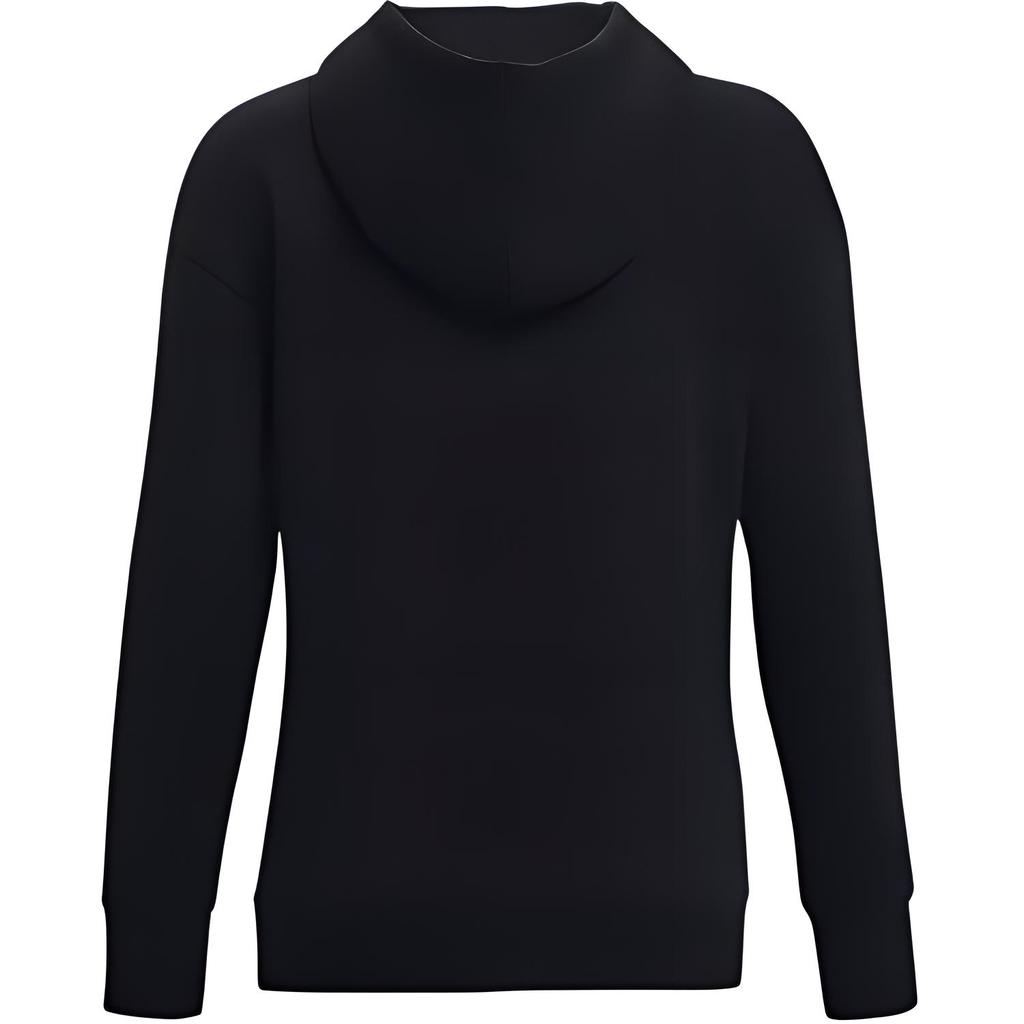 Under Armour Essential Fleece Hoodie Training Sweatshirt Women Tops Black 1373033-001