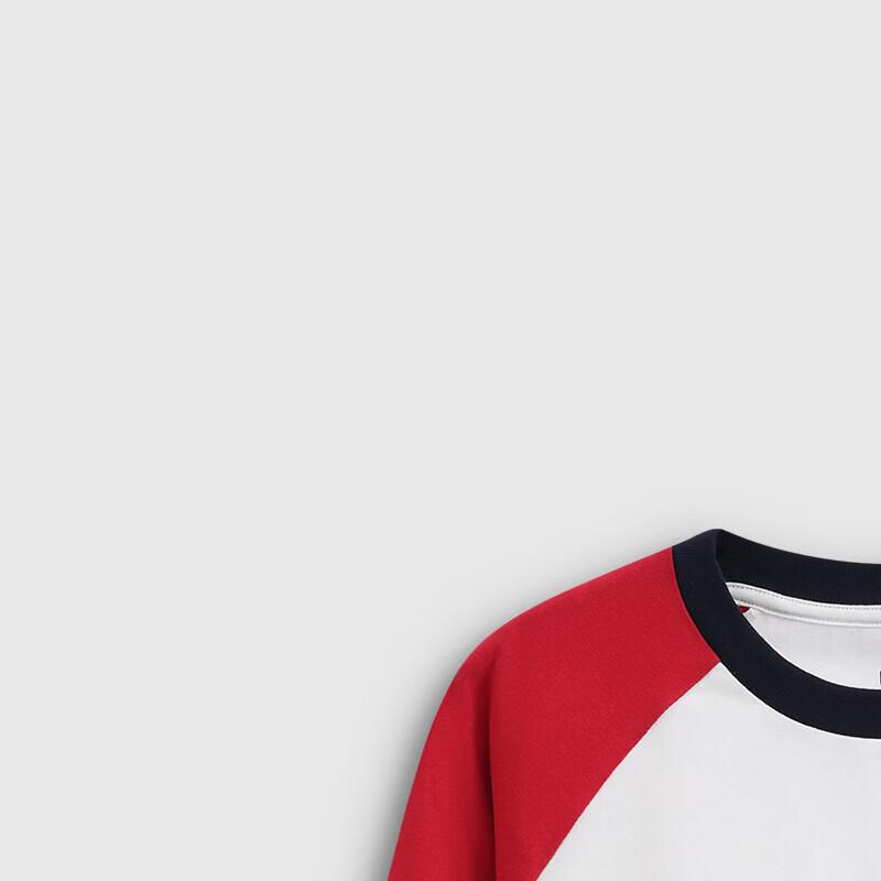 GAP Kids Logo Print Color-Block Raglan Long-Sleeve T-Shirt