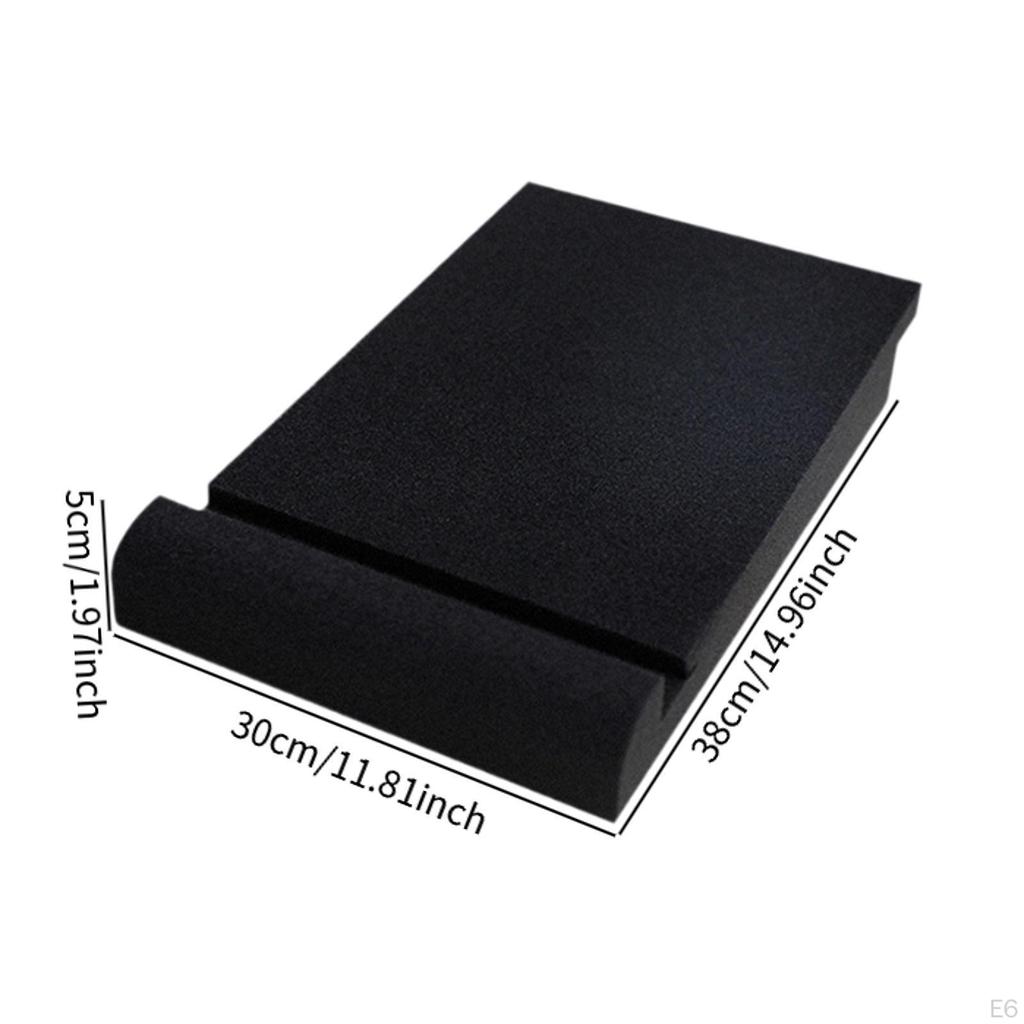 Acoustic Foam Pad for Speaker Isolation, Monitor Stand Support Desktop