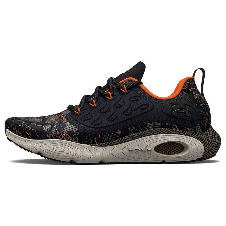 Under Armour HOVR Revenant Camo Black Running Shoes Black Tent Metallic Ore Men 3024925-002 42.5