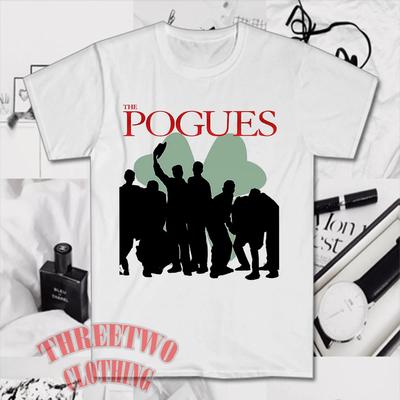 The Pogues Herrvit Storlek S till 5XL