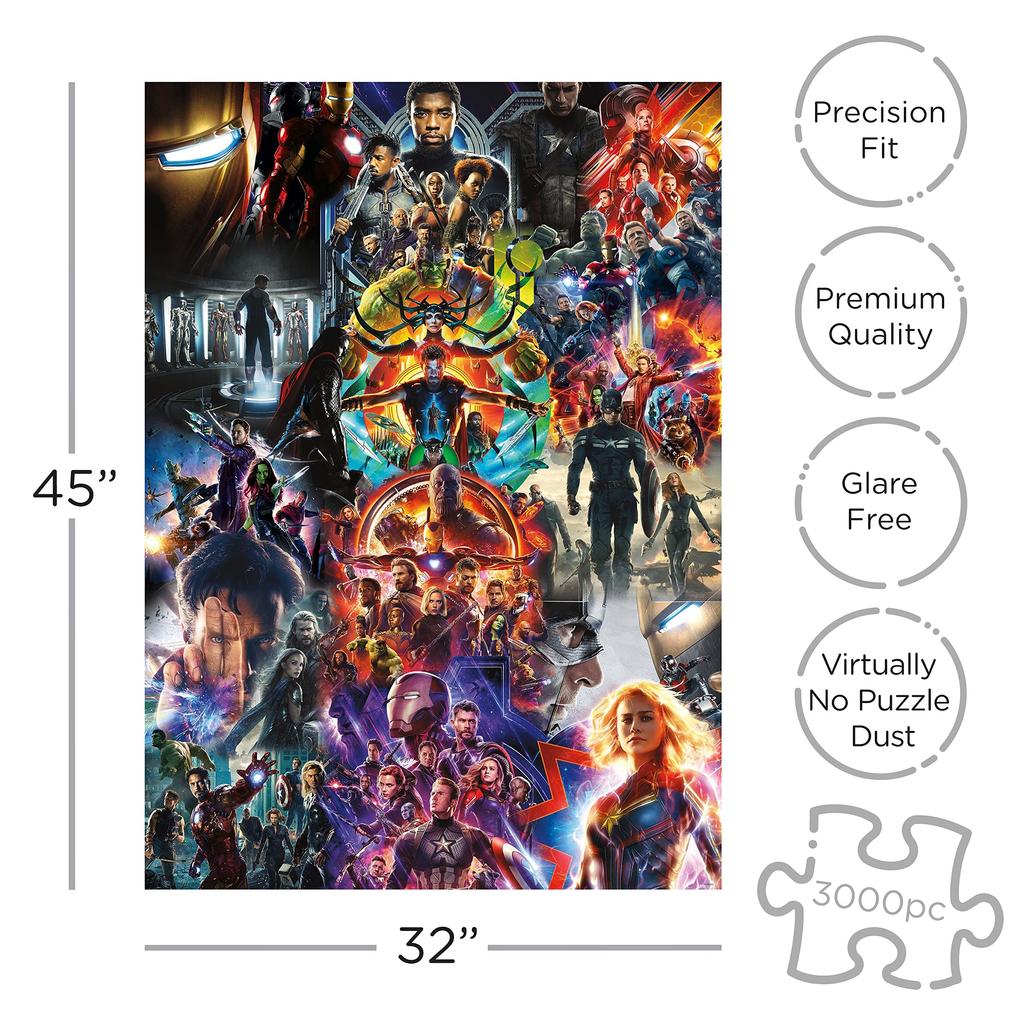 Marvel MCU Collage (Marvel Cinematic Universe Collage) 3000 Piece Jigsaw Puzzle [Used]