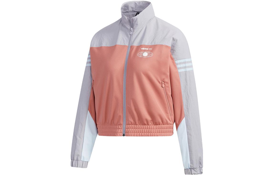 Adidas Neo Jackets Women s Pink Stand Collar Moderate Other GM2283 L