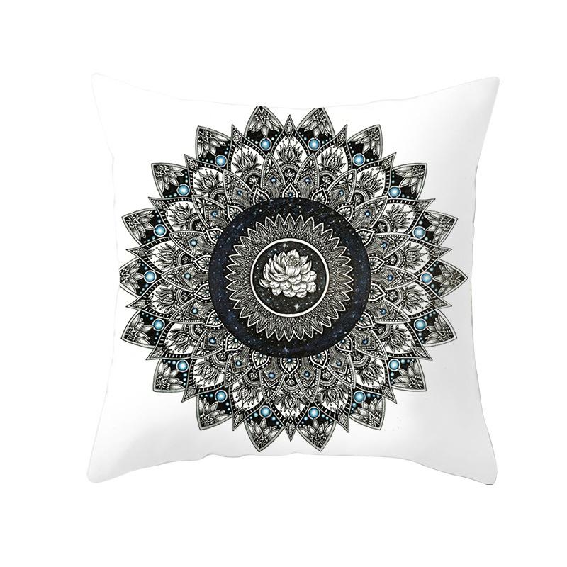 Geometric Mancha Lo Printed Polyester Pillowcase 45x45cm Bohemian Hippie Sofa cushion cover Bedroom Home Decor Pillowcase