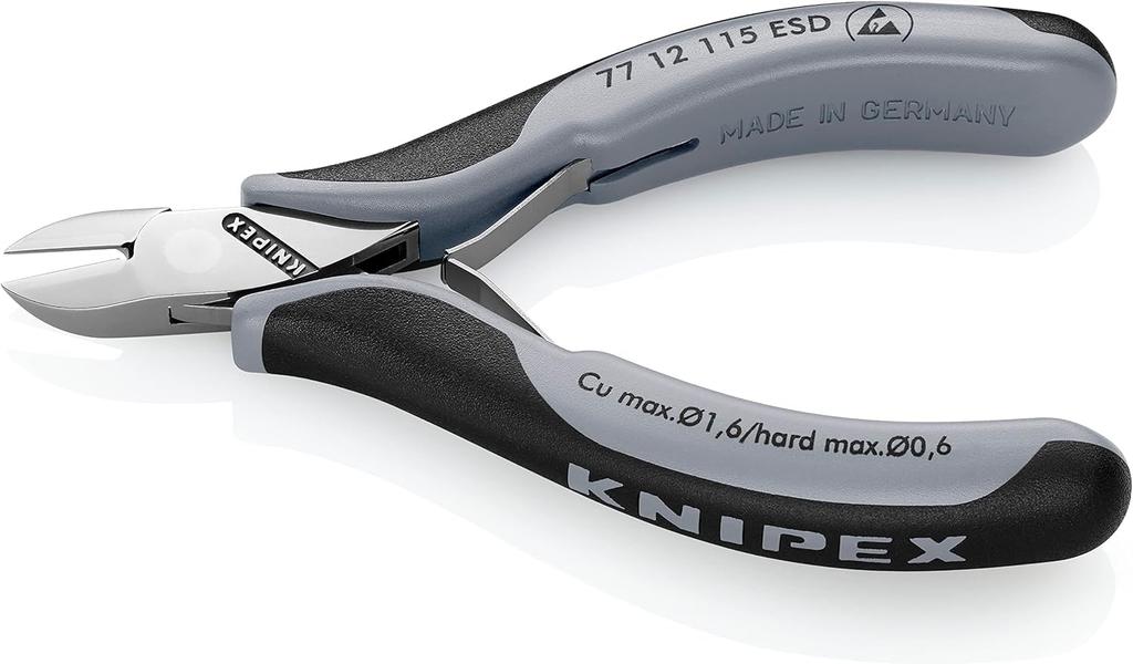 KNIPEX ESD Precision Nippers, 115mm, 7712-115ESD
