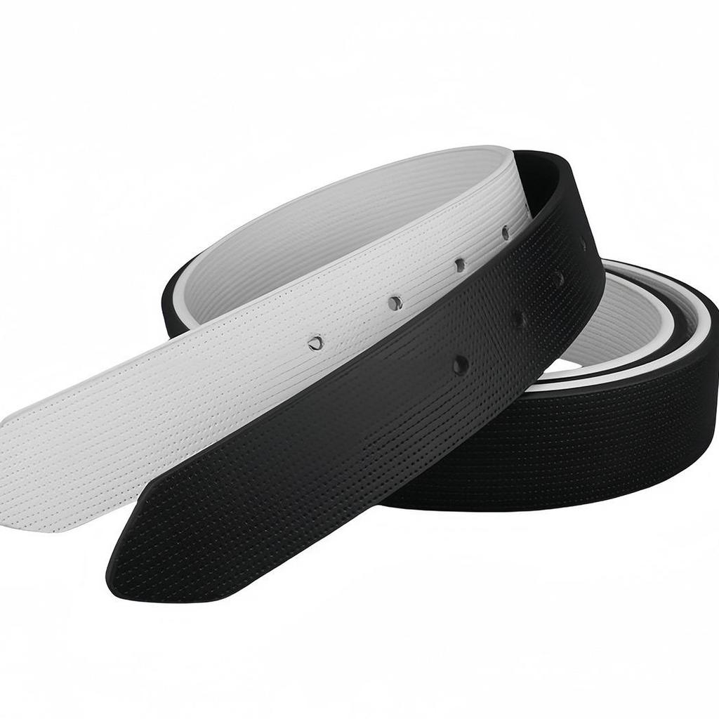 Men's 3.5CM Two-Layer Leather Belt with Automatic Buckle