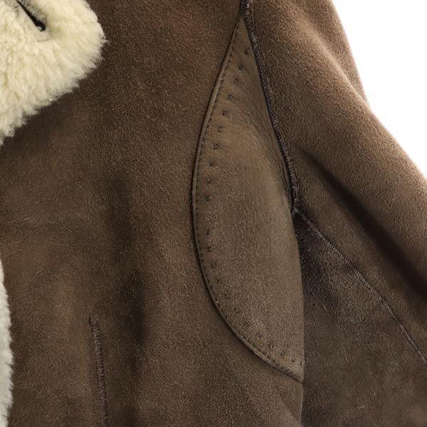 LOEWE Sheepskin Mouton jacket 40 Brown Sheepskin Women Used