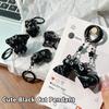Black Cat Pendant Pendant Q Cute Big-Eyed Cat Star Keychain Cartoon Girlfriend Small Gift Bag Accessories