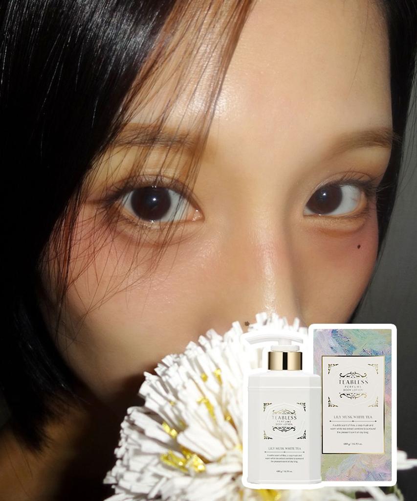 [White Tea Musk Scent] Teabless Lily Musk White Tea Perfume Body Wash 500ml
