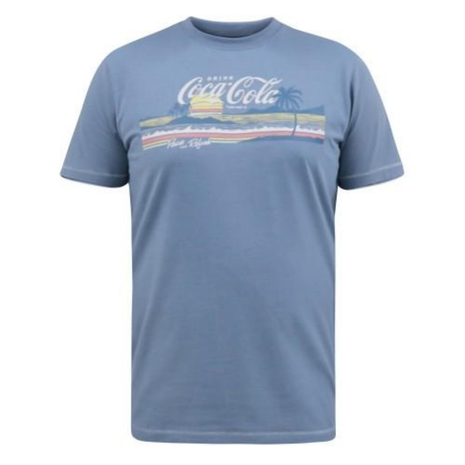 Duke Mens D555 Norfolk Beach Scene Coca Cola T-Shirt XXXXL