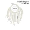 Exaggeration Chain Bracelet Silver Color Hand Jewelry Creative Gift Long Tassel Bracelet