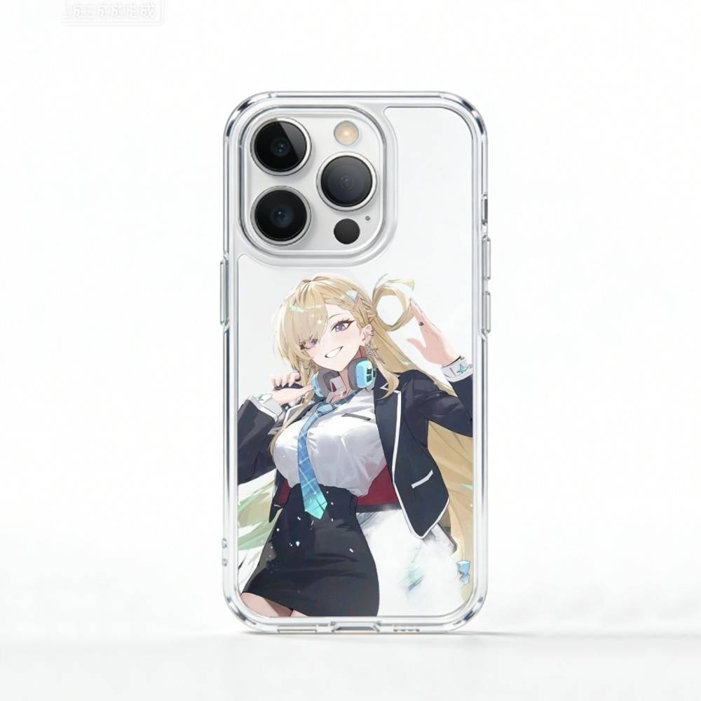 

L-Lynae W-Wuthering W-Waves Phone Case For iPhone 17 16 15 14 13 12 11 Mini Pro Max Plus Transparent Cover iPhone17promax