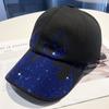 Fashion Hot-drilling Flame Baseball Cap for Men and Women Outdoor Personalized Street Style Sunshade and Sunscreen Cap