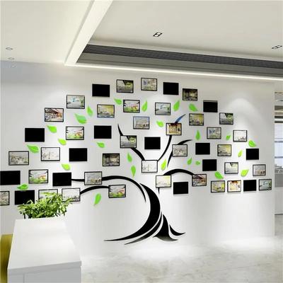 High Quality Acrylic 3D Three-dimensional Wall Sticker Home Hotel Background Wall Photo Frame Office School Decor Wall Sticker