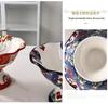 Ceramic High-Footed Fruit Bowl - Luxurious New Home Decor for 2025 Living Room Coffee Table.