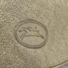 Used Longchamp Clutch bag vintageClutch bag gold/Silver leather Women