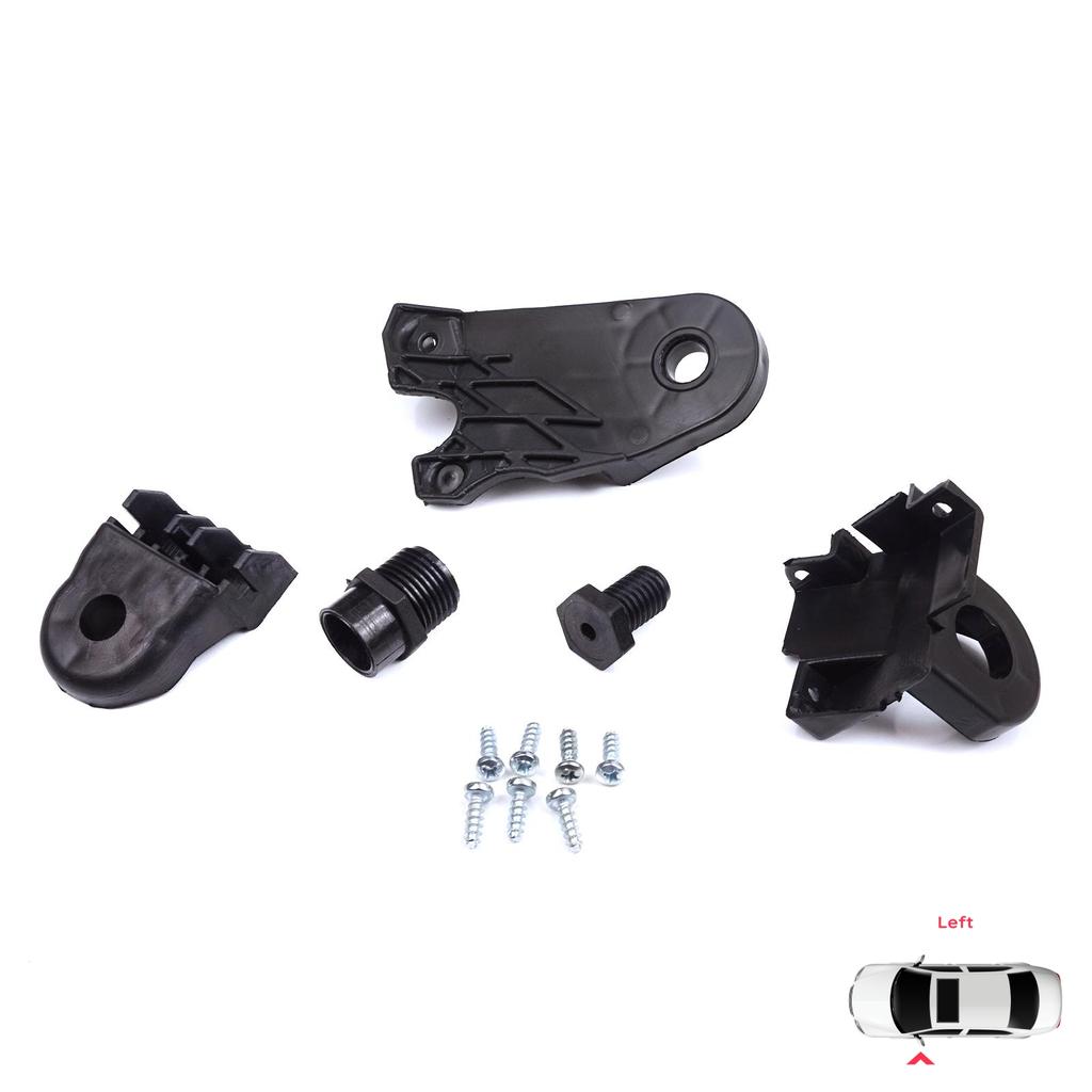 BHL580-1 Headlight Holder Mount Repair Bracket Tab Set Left Side for Mercedes C Class W205 C205 S205 A205 2013-2023 A2058200514