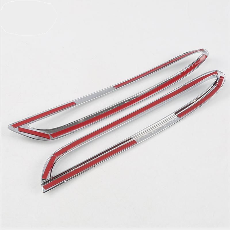 Estilo do carro após cauda traseira luz de nevoeiro lâmpada sombra quadro guarnição foglight moldura cobre protetor para mercedes benz classe e w213