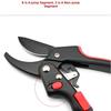 Adjustable Pruning Shears with SK5 Steel Blade for Labor Saving Cutting and Adjustable Force Control in Garden Maintenance
