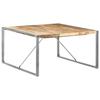 VidaXL Dining Table 140x140x75 Cm Raw Mango Wood 321575
