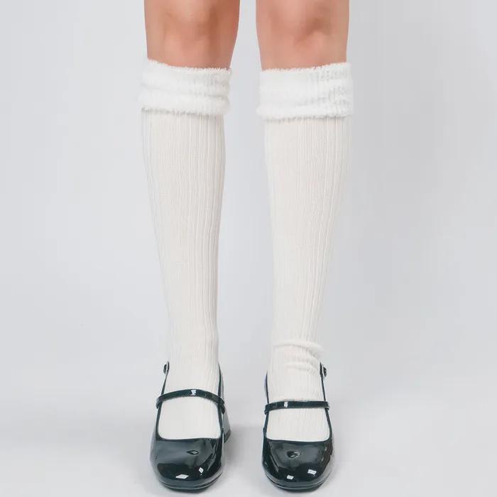 [Gift Wrapping] Mimin Linen Tights Knee Socks