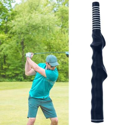 Golfová hůl Tréninková rukojeť pro nácvik houpačky pro praváky. Černá