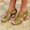 Women's Plus Size High Heel Sandals European Style Elegant Open Toe Casual Daily Footwear