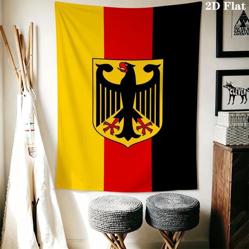 Bundesadler Wandteppich Ästhetischer Wandbehang Bedruckter Stoffdecke Dekorative Wandteppiche für Schlafzimmer Wohnzimmer Heimdekoration