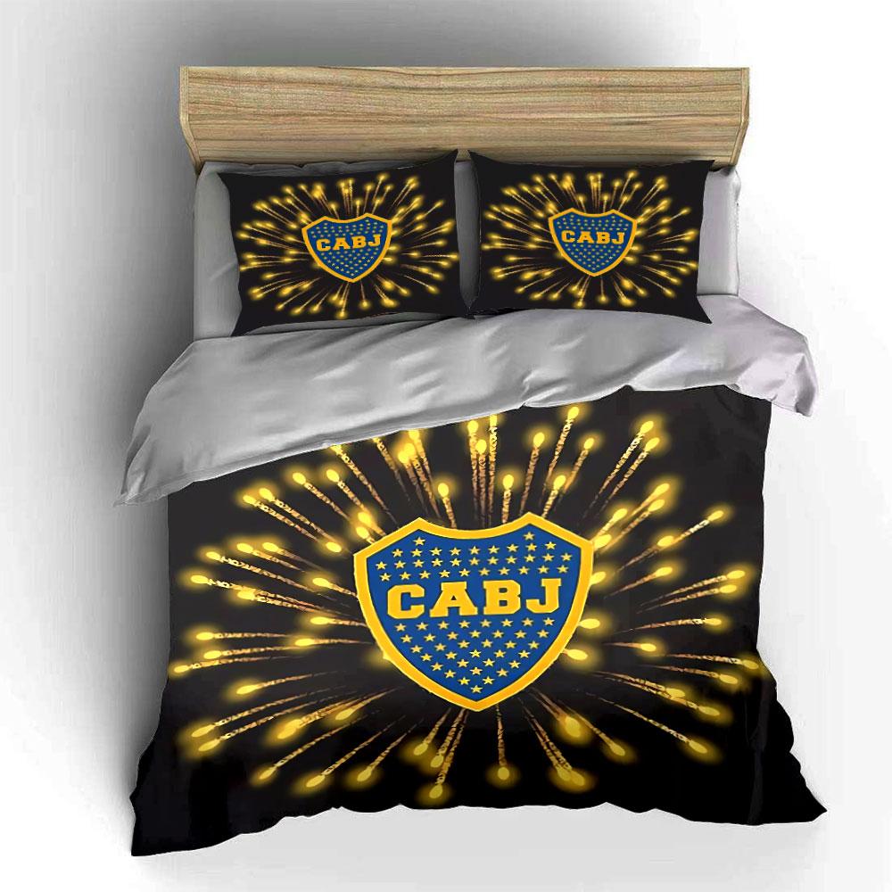 Blue and Yellow Shield Bedding Set Bedding Duvet Cover Set Duvet Cover Pillowcases (1 * Duvet Cover 2 * Pillowcases, without duvet insert)