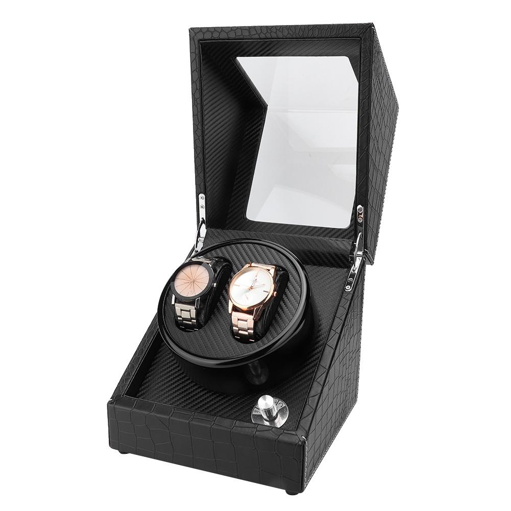 2+0 Automatic Watch Winder Box for Wristwatch Mechanical Watch