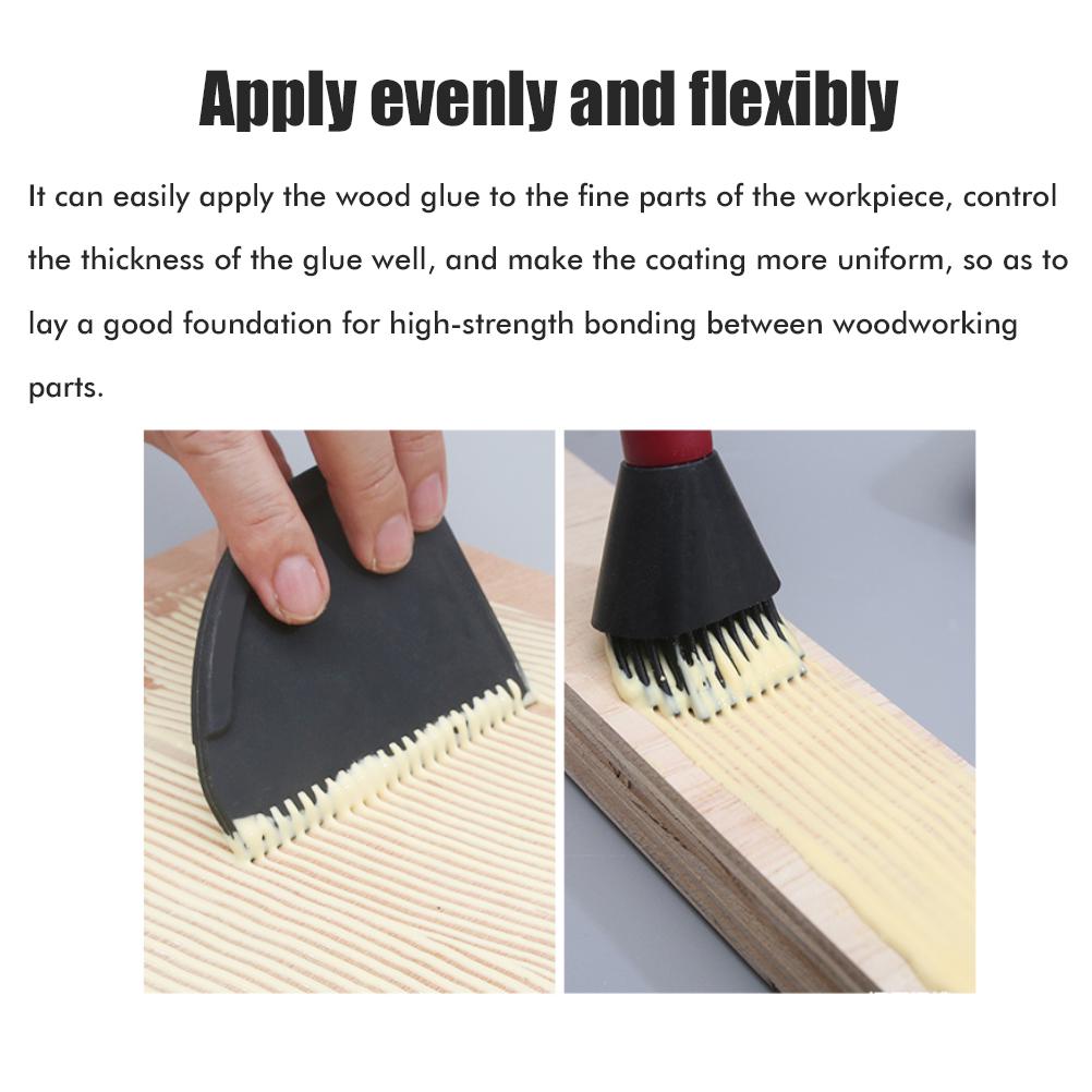 4pcs set Woodworking Glue Brush Tool Kit Silicone Brush  Durable Wood Gluing Woodworking Tools