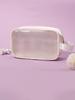 Transparent Waterproof PVC Handbag: Embroidered PU Cosmetic & Wash Bag
