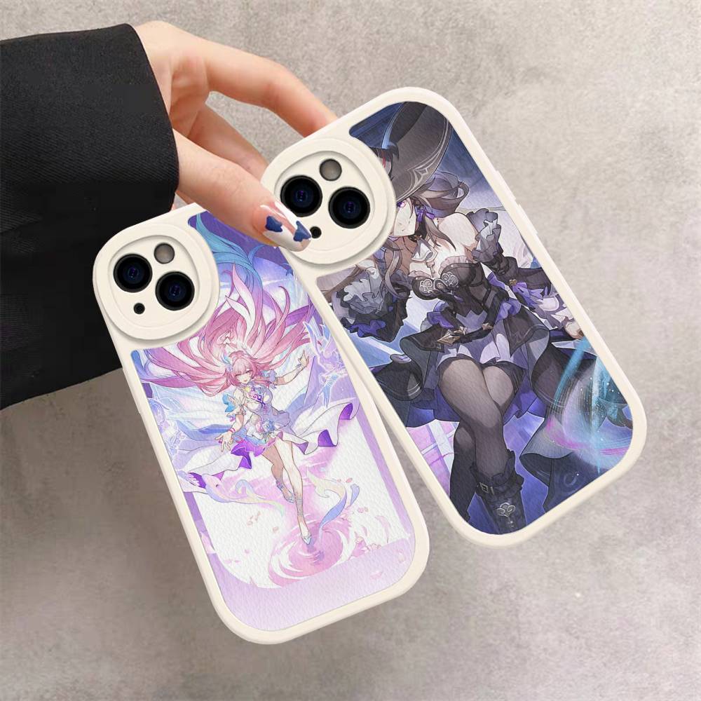 Coque de téléphone Honkai Star Rail Cyrene Cuir Rigide Pour IPhone 16 15 14 13 12 Mini 11 14 Pro Max Xs X Xr 7 8 Plus Fundas
