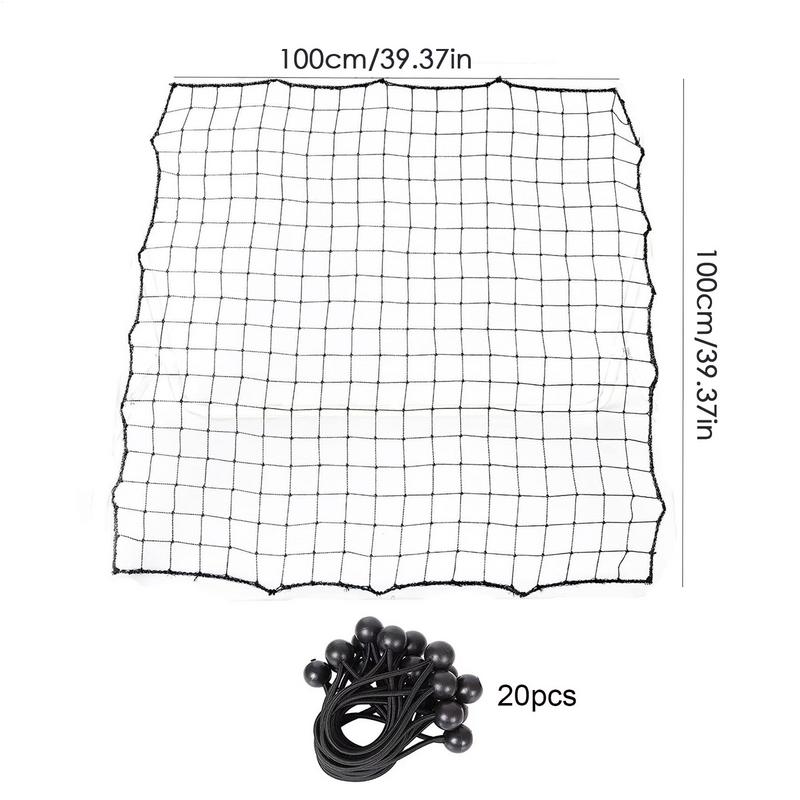 Soccer Rebounder Net With 20 Elastic Ropes Kickbacks Football Practice Net Target Goal Rebound Net Beginner Training Aid