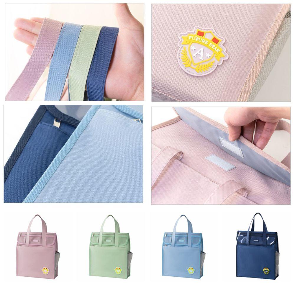 Lightweight Canvas Tote Bags Large Capacity Student Book Shoulder Bag Carrying Bag