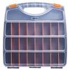 Plastic Grid Organizer Box with Removable Compartments for Small Parts and Accessories