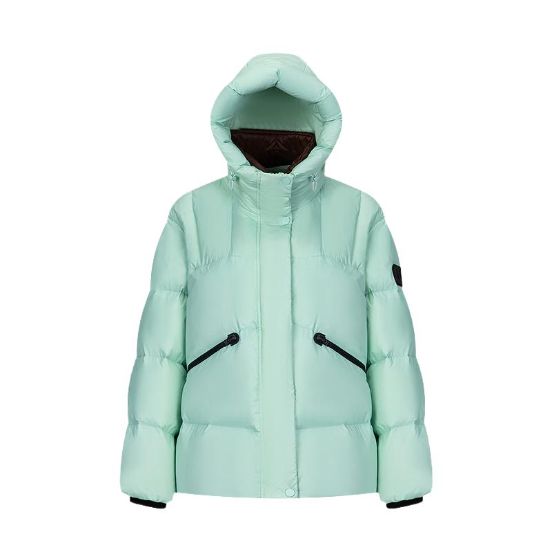 Ailaiyi Women's Short Detachable U-Pillow Down Jacket